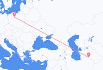 Flights from Ashgabat to Bydgoszcz