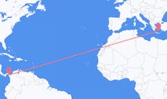 Fly fra La Palma til Santorini