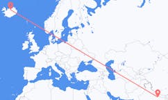 Flights from the city of Gorakhpur, India to the city of Akureyri, Iceland