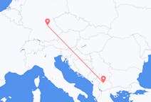 Flyreiser fra Nürnberg, til Skopje