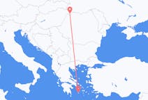 Fly fra Satu Mare til Plaka, Milos