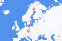 Loty z Linz, Austria do Luleå, Szwecja