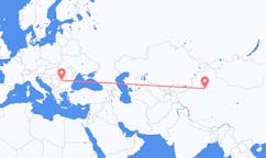 Flights from Korla, China to Craiova, Romania