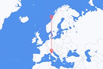 Flights from Florence, Italy to Rørvik, Norway