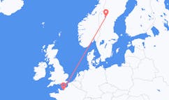 Flights from Deauville, France to Östersund, Sweden