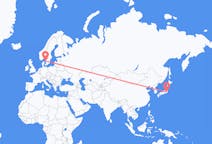 Flyreiser fra Tokyo, Japan til Göteborg, Sverige