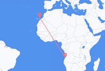 Flyrejser fra Catumbela, Angola til Lanzarote, Spanien