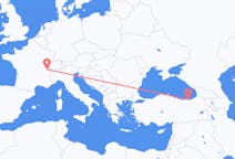 出发地 土耳其特拉布宗目的地 瑞士日内瓦的航班
