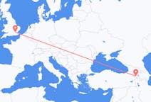 Fly fra Jerevan til London