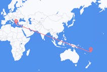 Flyrejser fra Kadavu Island, Fiji til Kalamata, Grækenland