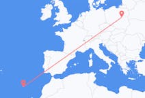 Flyreiser fra Warszawa, Polen til Funchal, Portugal