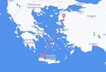 出发地 土耳其出发地 埃德雷米特目的地 希腊哈尼亚的航班