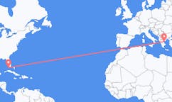 Flyrejser fra Key West, USA til Volos, Grækenland