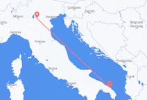 Flyrejser fra Brindisi, Italien til Verona, Italien
