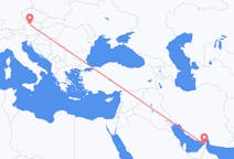 Flights from Ras al-Khaimah, United Arab Emirates to Linz, Austria