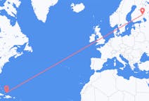 Flüge von Providenciales, die Turks- und Caicosinseln nach Joensuu, Finnland