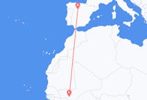 Flyg från Bamako, Mali till Valladolid, Spanien