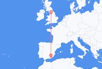 Flyreiser fra Almería, Spania til Manchester, England
