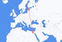 Flyreiser fra Asyut, til Riga