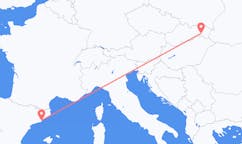 Flights from Barcelona, Spain to Košice, Slovakia