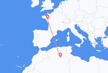Flyreiser fra Ouargla, Algerie til Nantes, Frankrike