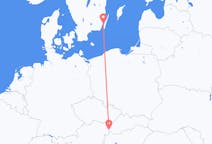 Loty z Bratysława, Słowacja do Kalmaru, Szwecja