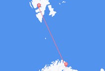 Flyreiser fra Kirkenes, til Svalbard