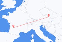 Flyreiser fra Bergerac, Frankrike til Vienna, Østerrike