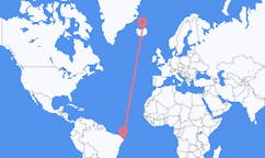 Flüge von Joao Pessoa, Paraíba, Brasilien nach Akureyri, Island