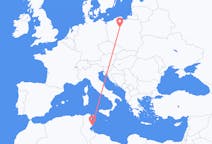 Flyreiser fra Sfax, Tunisia til Bydgoszcz, Polen