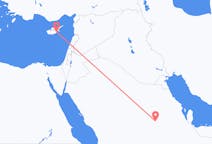 Flyreiser fra Riyadh, Saudi-Arabia til Larnaka, Kypros