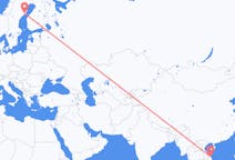 Flights from Chu Lai, Vietnam to Umeå, Sweden