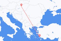 从布达佩斯飞往哈利卡那索斯的航班
