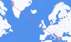 Flights from Kalamata, Greece to Qeqertarsuaq, Greenland