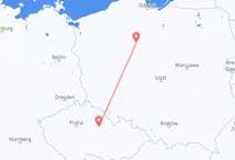 Flyg från Pardubice till Bydgoszcz