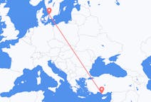 Flights from Angelholm to Gazipaşa