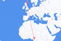 Flyg från Yaoundé, Kamerun till Aberdeen, Skottland