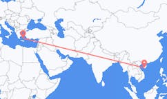 Flyg från Sanya, Kina till Santorini, Grekland