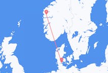 Flyg från Førde till Sønderborg