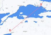 Flyreiser fra Edremit, Tyrkia til Istanbul, Tyrkia