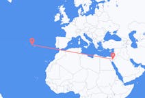 ヨルダンのから アカバ、ポルトガルのへ テルセイラ島フライト