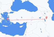 เที่ยวบิน จาก แทบรีซ, อิหร่าน ไปยัง อีคารีอา, กรีซ