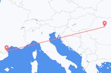 Flyrejser fra Perpignan, Frankrig til Targu Mures, Rumænien