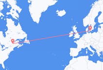 Flyreiser fra Québec, Canada til Malmö, Sverige