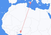 尼日利亚出发地 伊巴丹飞往尼日利亚目的地 马耳他的航班