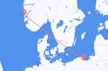 Flights from Stord to Gdansk