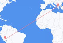 Flights from Cusco, Peru to Kozani, Greece