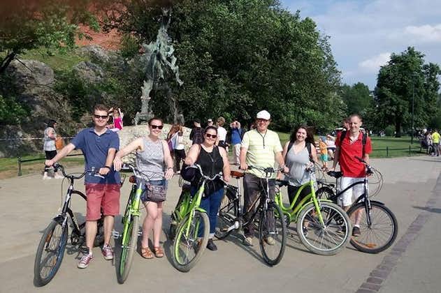 Serata di 2 ore in bici Tour della città vecchia e panorama del castello di Wawel