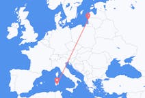 Flyreiser fra Palanga, Litauen til Cagliari, Italia