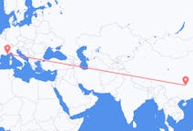 中国出发地 张家界市飞往中国目的地 尼斯的航班